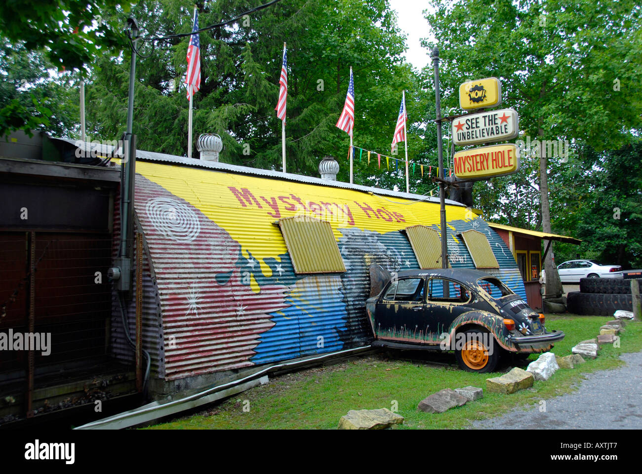 Point d'intérêt touristique à proximité de la New River Gorge aire de loisirs en Virginie-Occidentale Banque D'Images