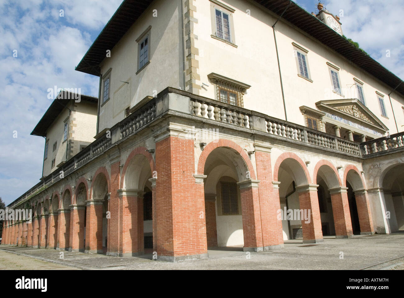Villa Medici Poggio a Caiano Banque D'Images