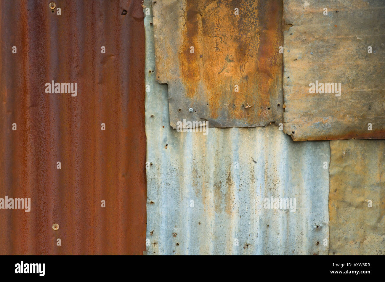 Détail de l'abandon de hut dans la ville historique de ville minière, Hill, New South Wales, Australie, Pacifique Banque D'Images