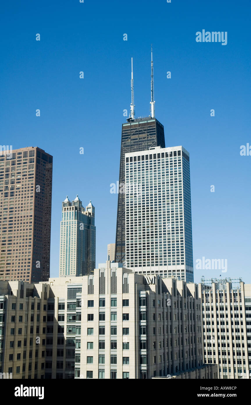 John Hancock Center, Chicago, Illinois, États-Unis Banque D'Images