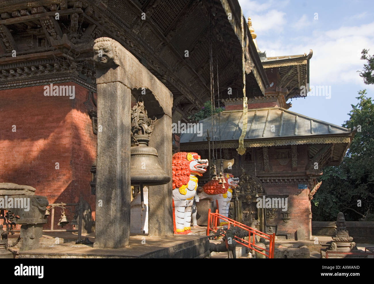 Khu Vajrayogini Vajra Yogini Temple à l'est de la vallée de Katmandou au Népal ASIE Bajra Jogini Khu Banque D'Images
