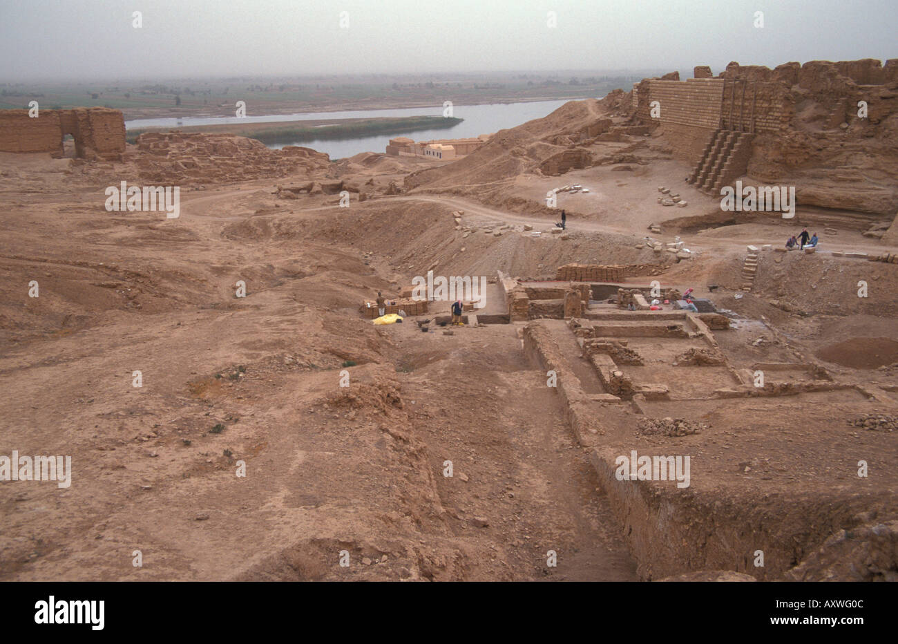 Deir Ez Zur Dura Europos Syrie Banque D'Images