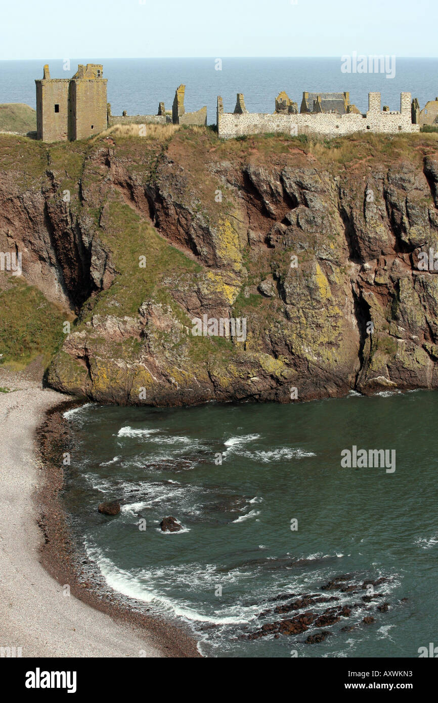 Près de Château Dunnottar Stonehaven, Aberdeenshire, Scotland Banque D'Images