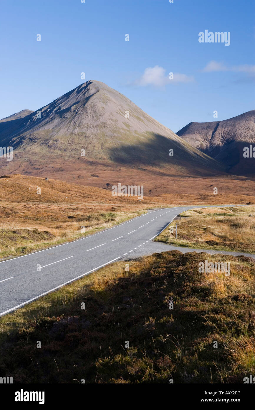 Cuillin Hills, île de Skye, Hébrides intérieures, côte ouest, Ecosse, Royaume-Uni, Europe Banque D'Images
