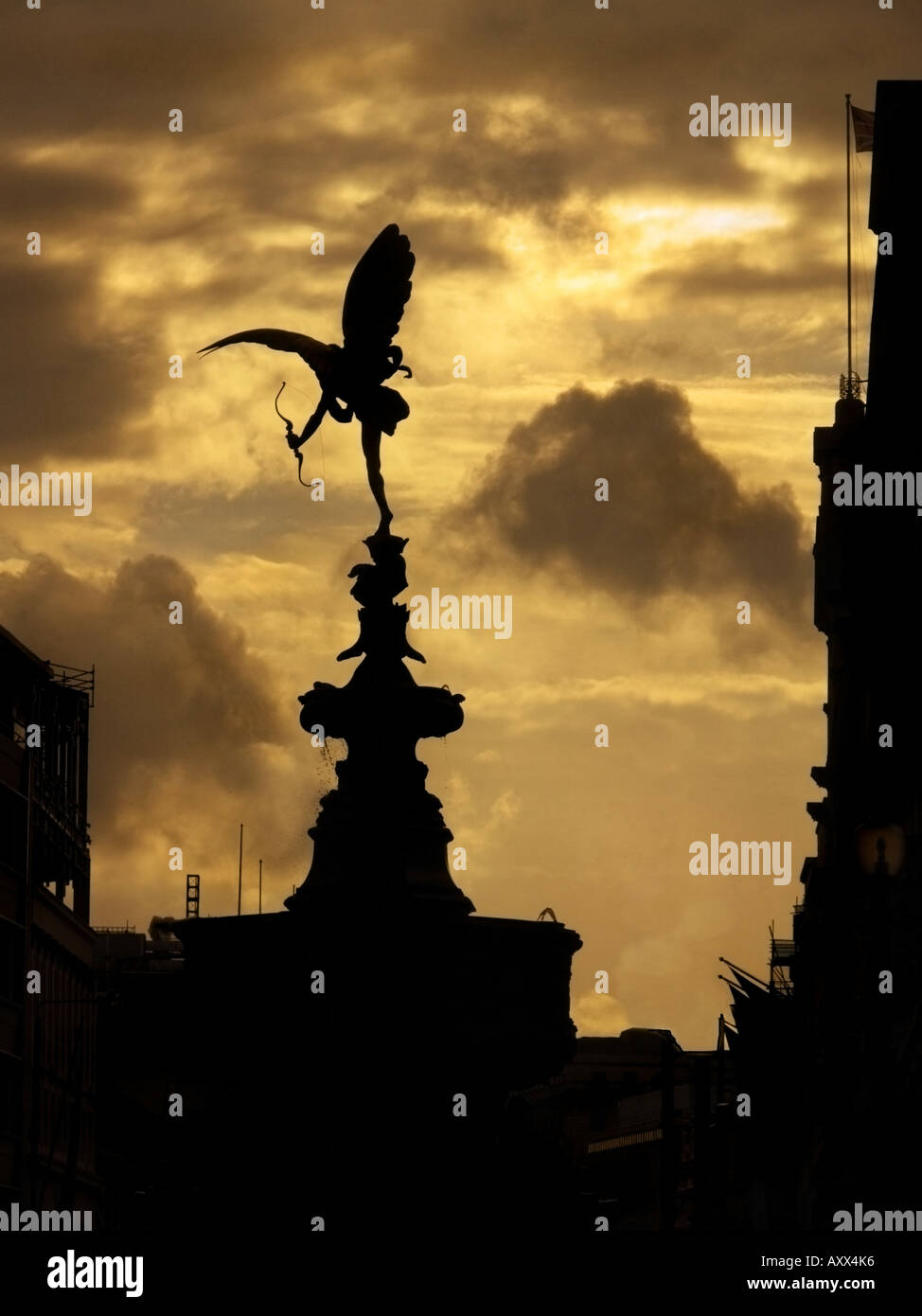 Picadilly archer, eros Banque D'Images