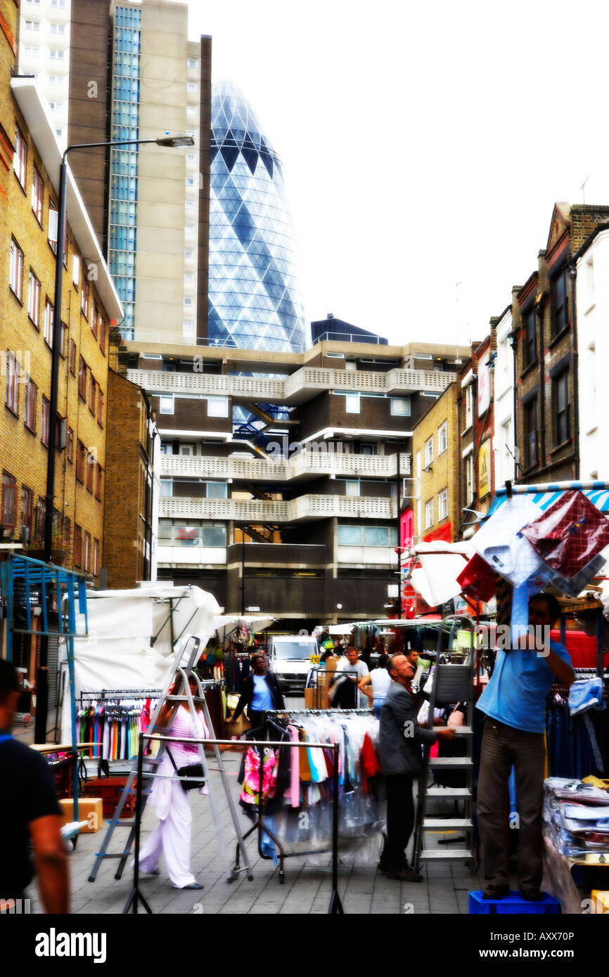 Le jupon Lane Market, Londres Banque D'Images