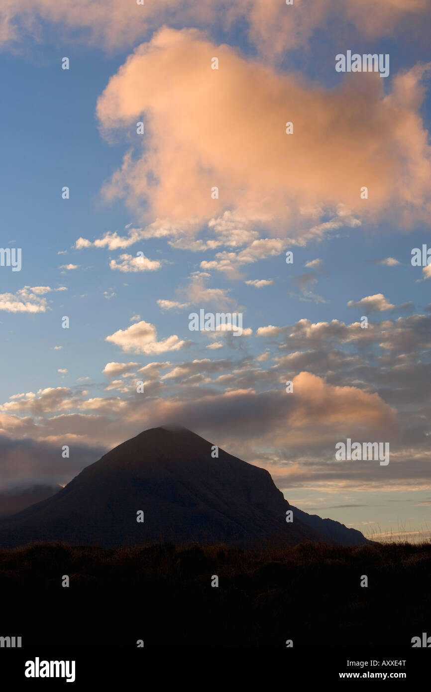 Cuillin Hills, île de Skye, Hébrides intérieures, côte ouest, Ecosse, Royaume-Uni, Europe Banque D'Images