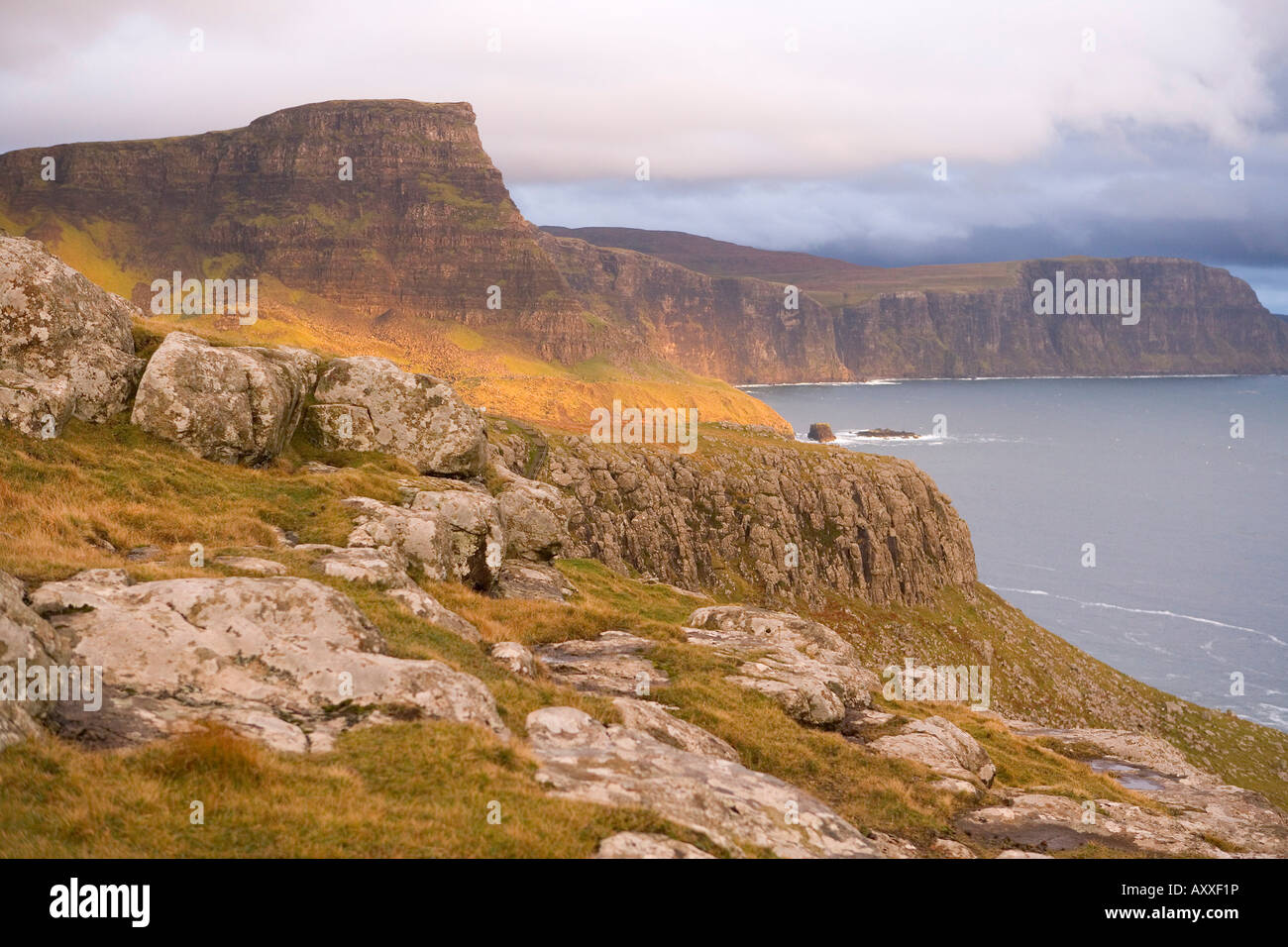 Neist Point, île de Skye, Hébrides intérieures, côte ouest, Ecosse, Royaume-Uni, Europe Banque D'Images