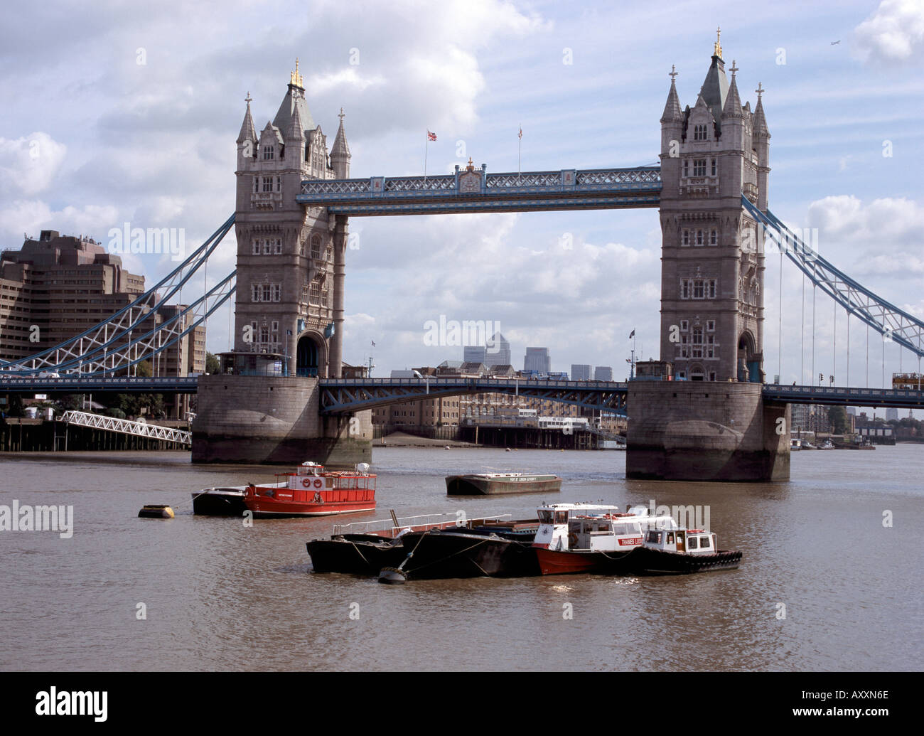 London, Tower Bridge, West-Ansicht Banque D'Images