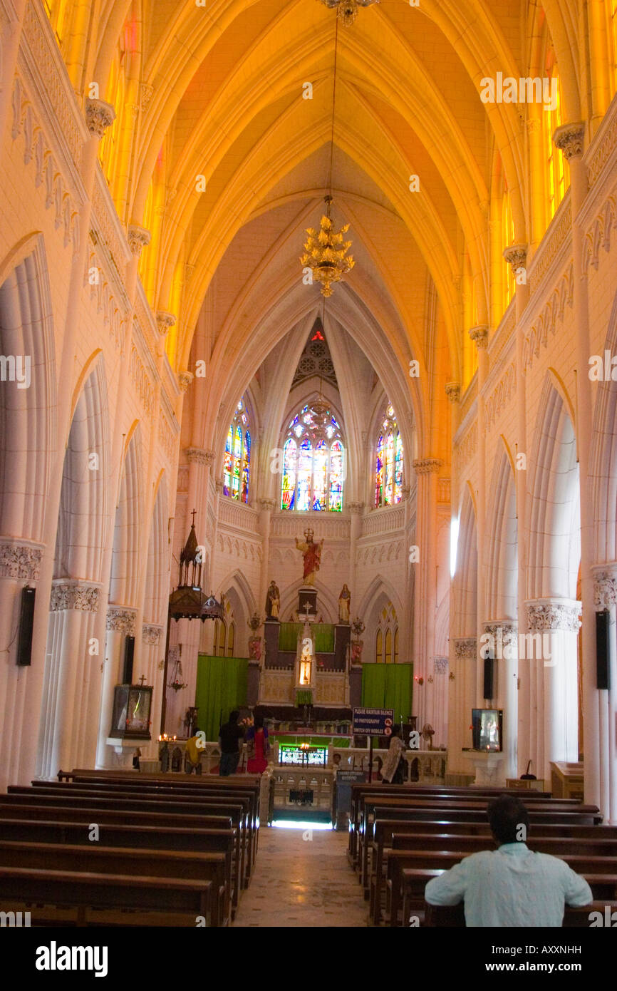 Eglise Sainte-philomène St à Mysore Inde Banque D'Images