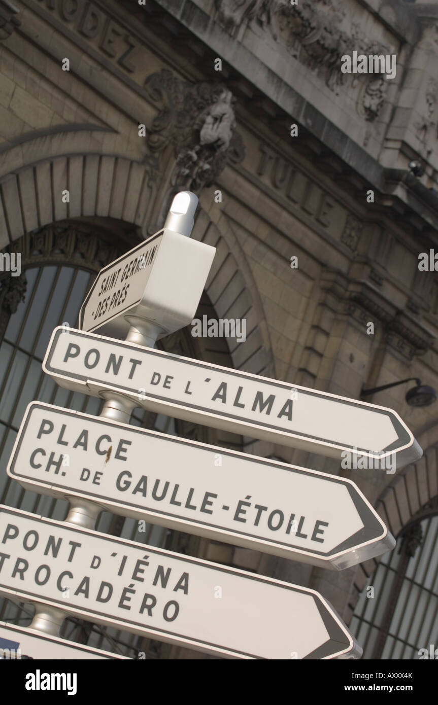 Panneau de signalisation de paris Banque de photographies et d’images à ...