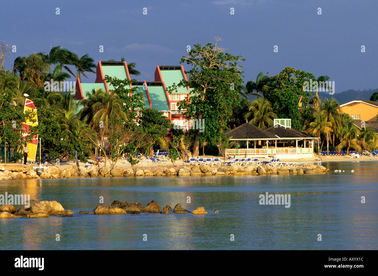 Negril Beach Negril Jamaïque Banque D'Images