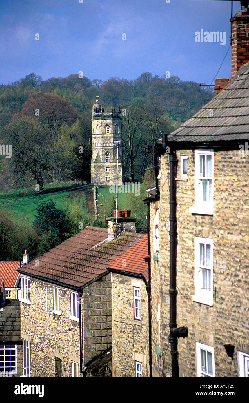 Tour de Culloden Richmond Yorkshire UK Banque D'Images