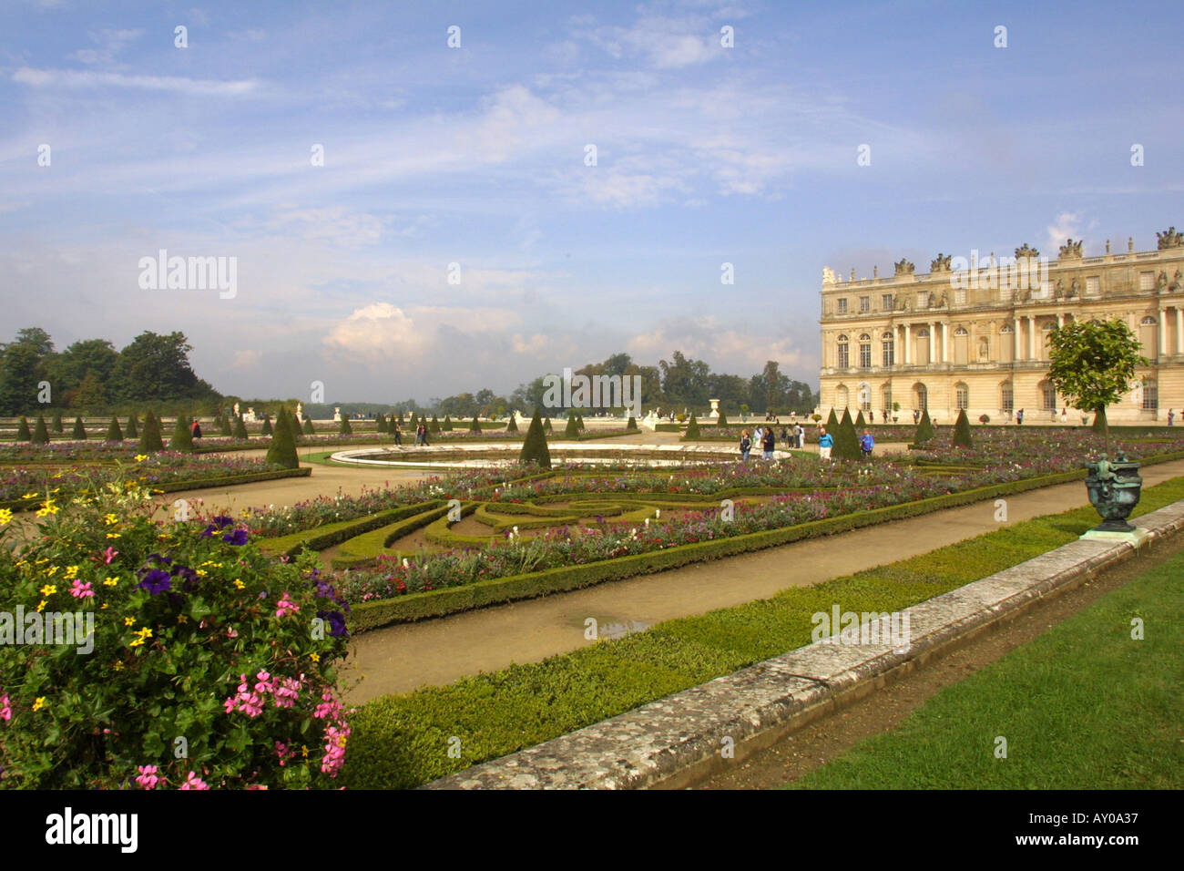 Les jardins de Versailles Paris France UE Banque D'Images