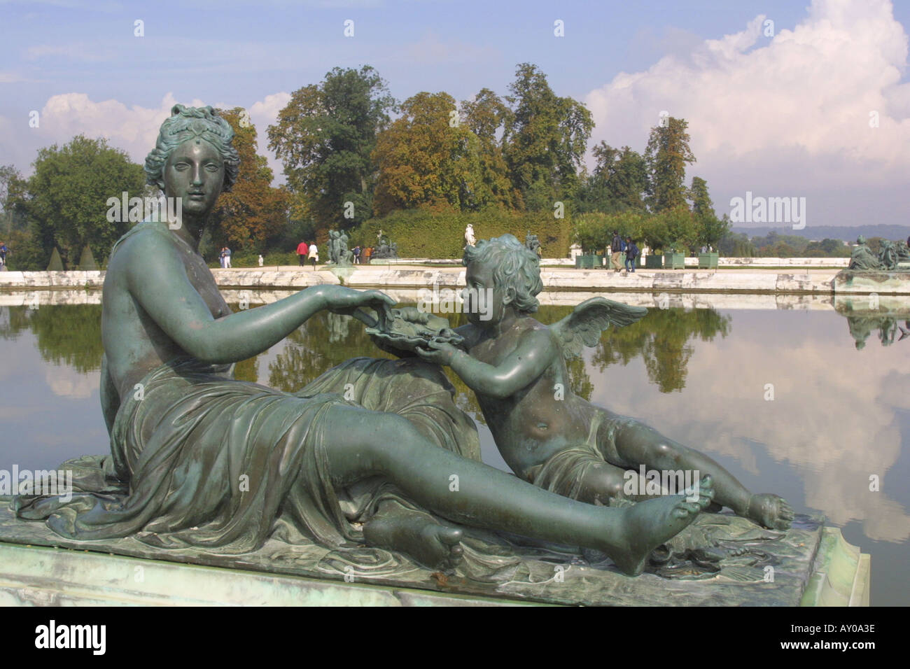 Les jardins de Versailles Paris France UE Banque D'Images