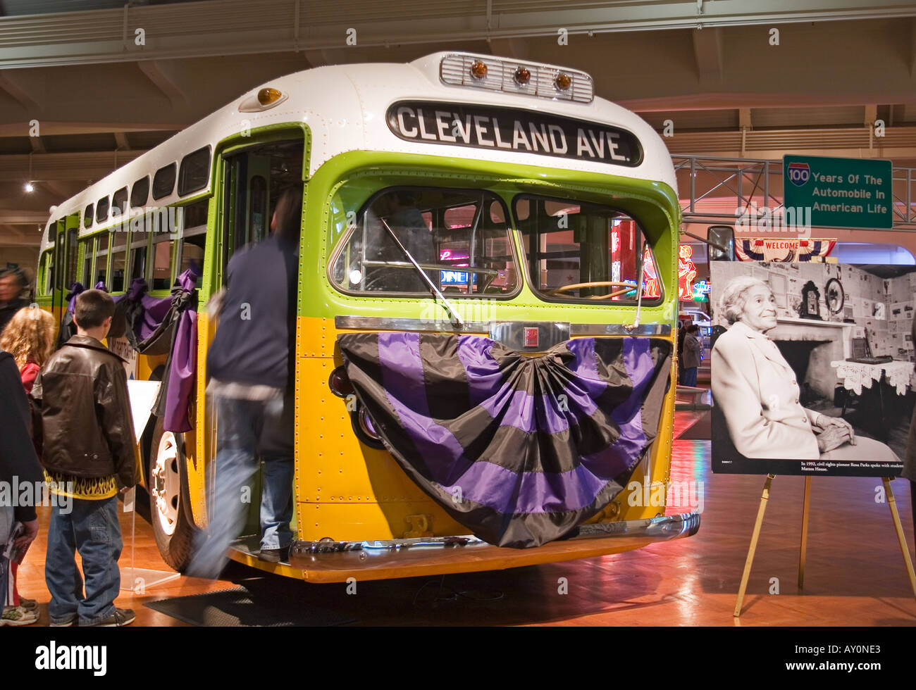 Bus de Rosa Parks Banque D'Images