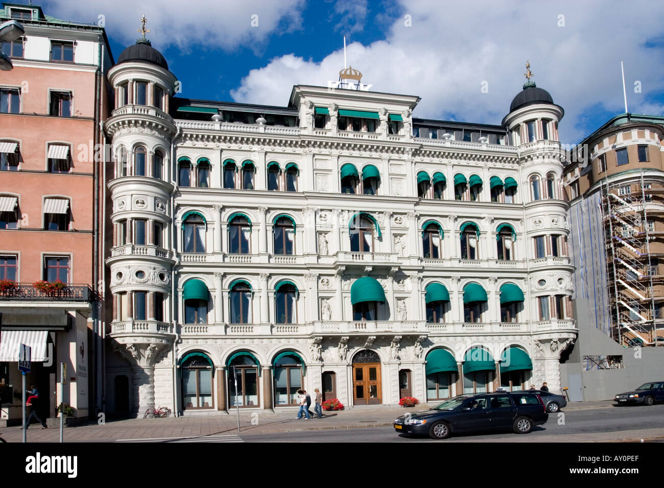 Bâtiment du Siège de l'Association Automobile suédoise, Stockholm, Suède Banque D'Images