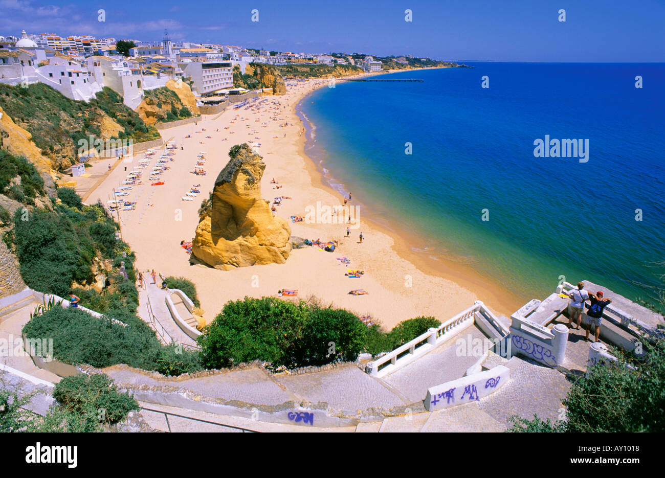 Voir à La Plage Praia Dos Pescadores Albufeira Algarve