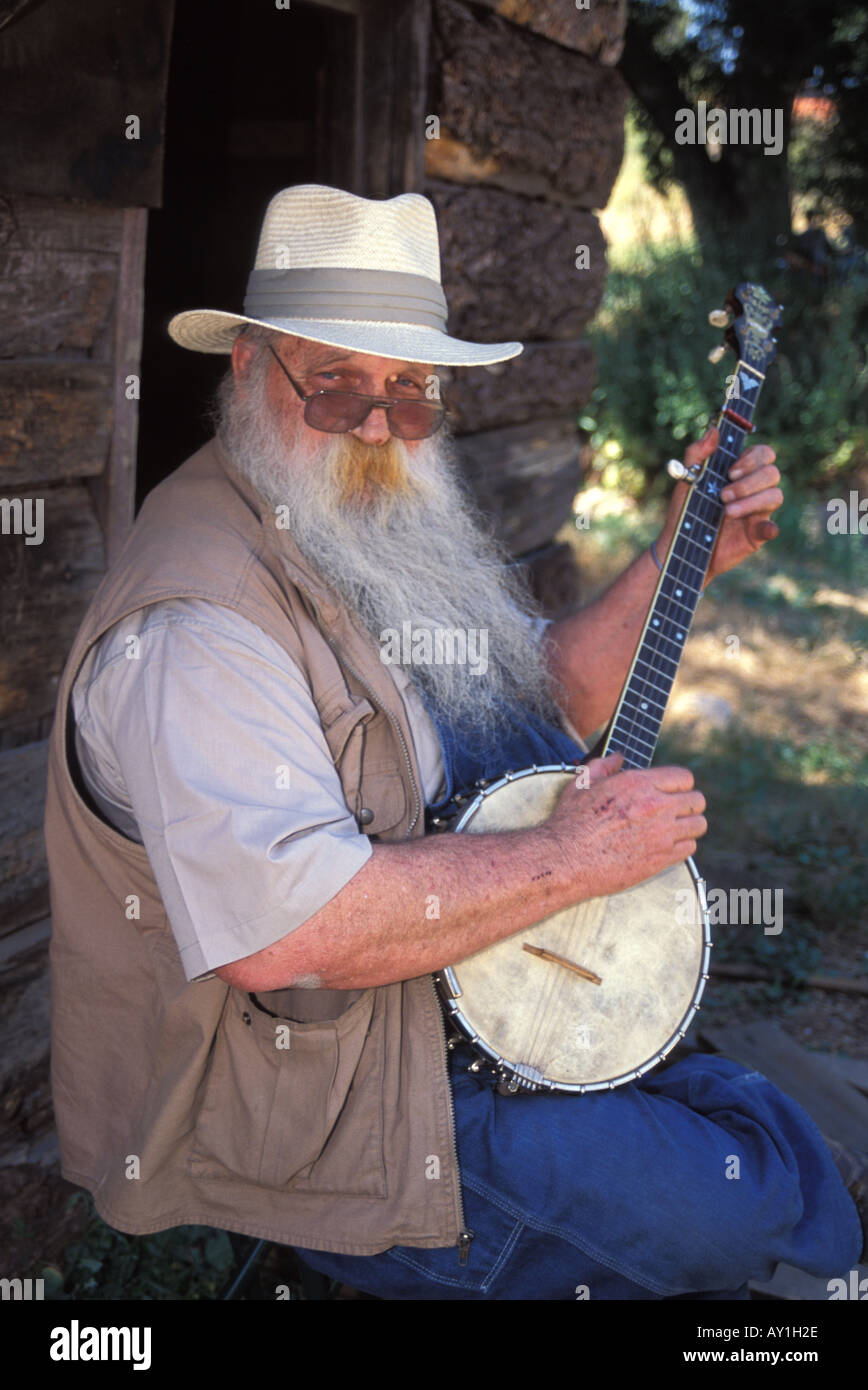 Topanga Banjo et concours de violoneux Topanga Californie Paramount Ranch États-Unis d'Amérique Banque D'Images