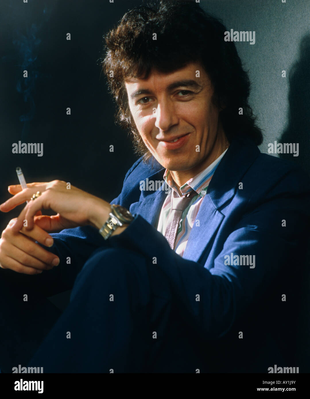 Bill Wyman, anciennement de The Rolling Stones, maintenant de Bill Wyman's Rhythm Kings Banque D'Images