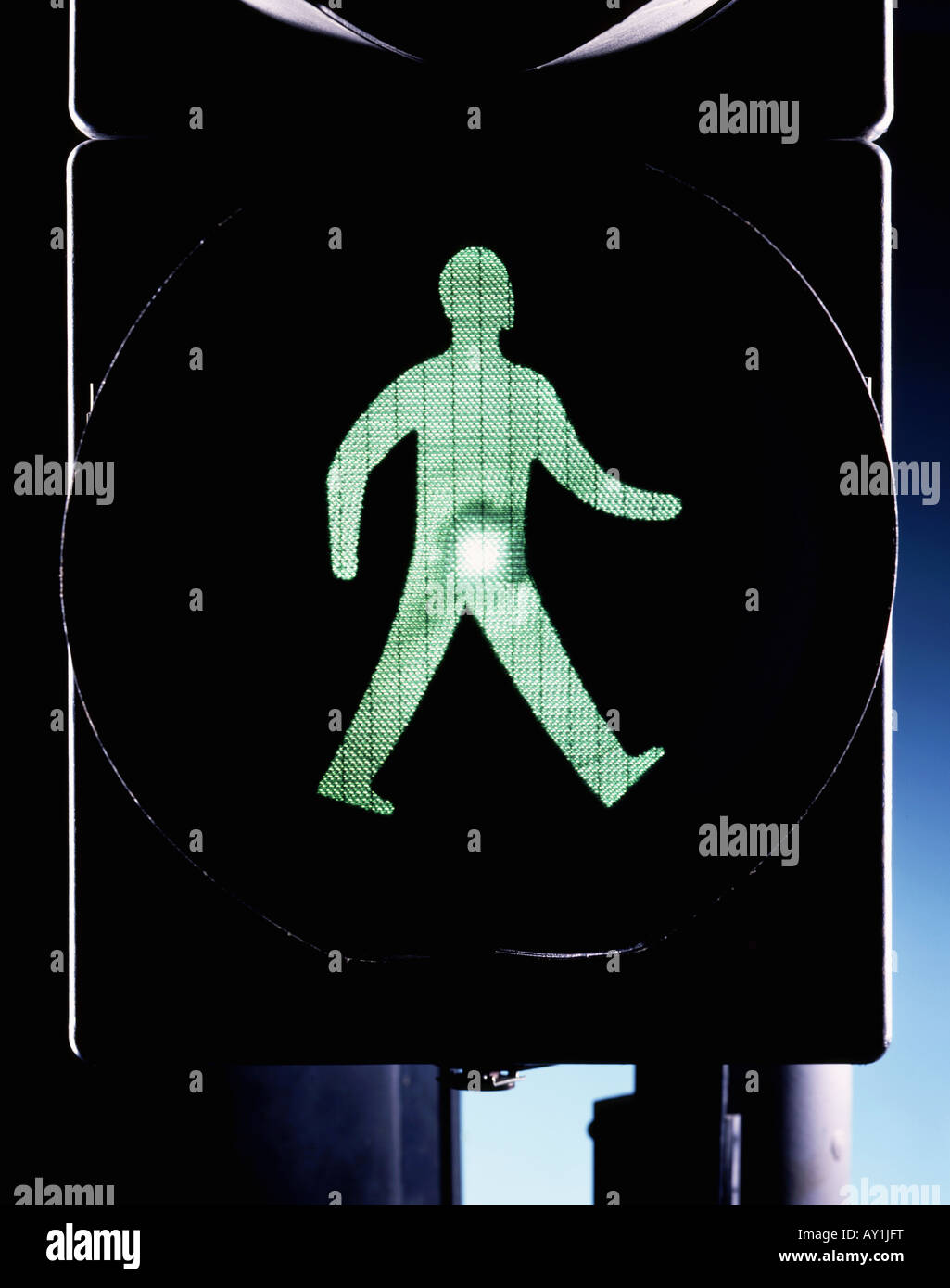 Feu vert Banque D'Images