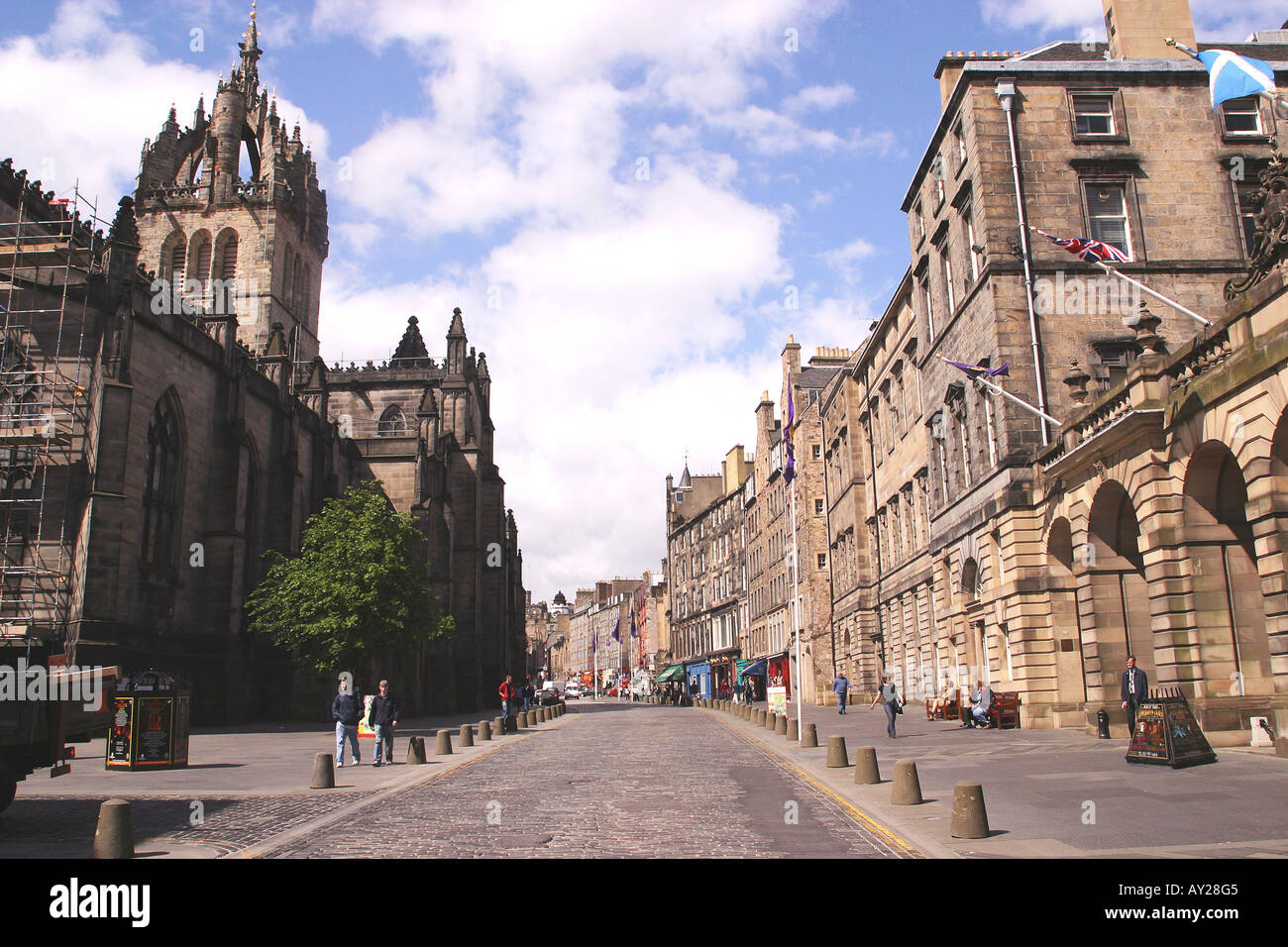 Royal Mile à Édimbourg Banque D'Images