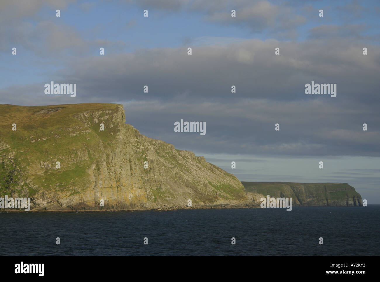 Shetland - l'île de Bressay du Ferry Banque D'Images