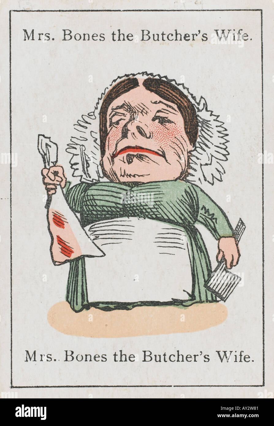 Mme Boucher boutiques os Banque D'Images