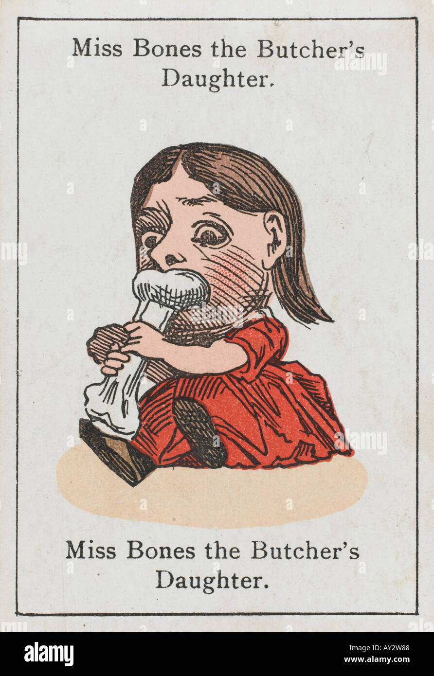 Boutiques Butcher Miss Bones Banque D'Images