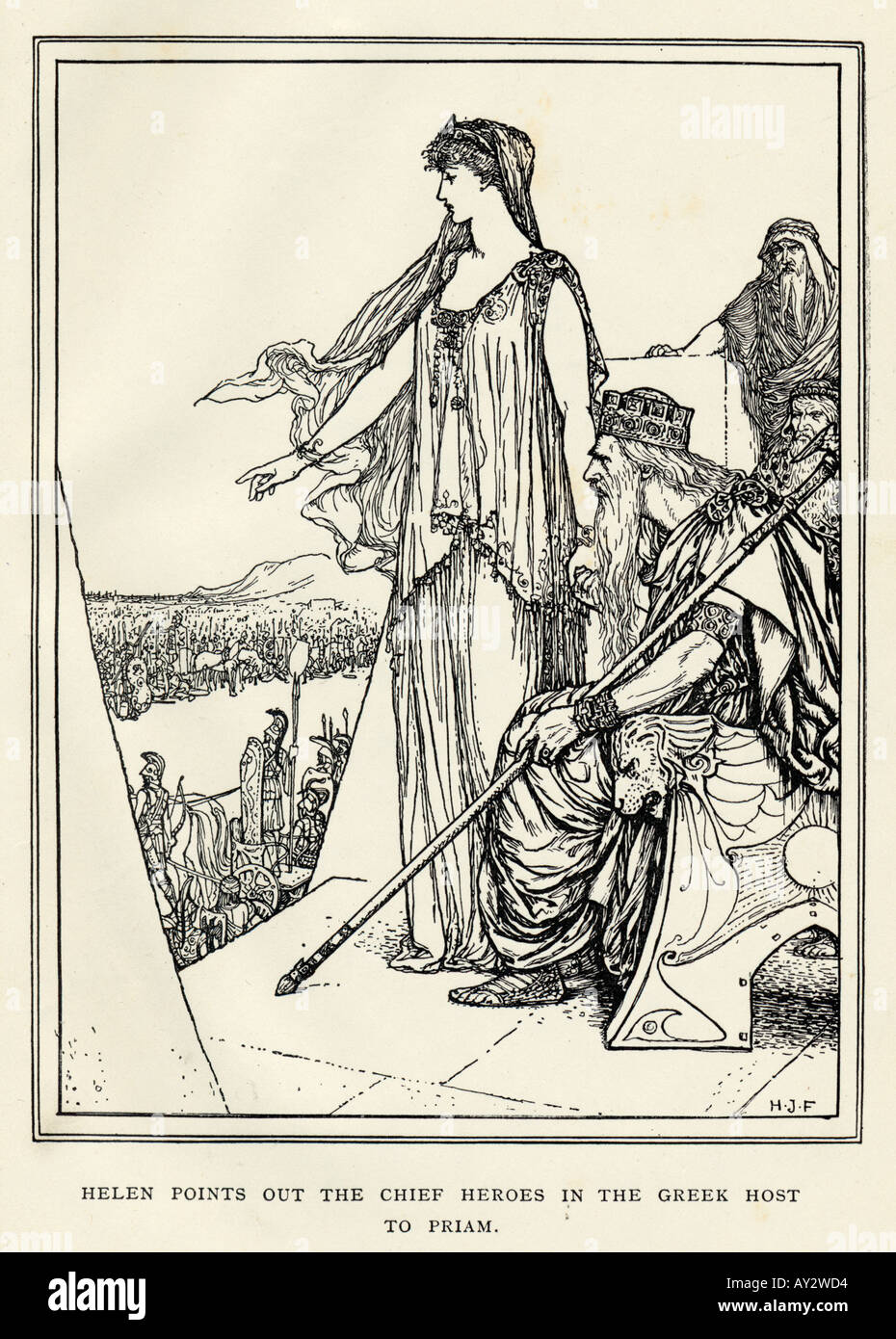 Helen souligne Heroes Banque D'Images