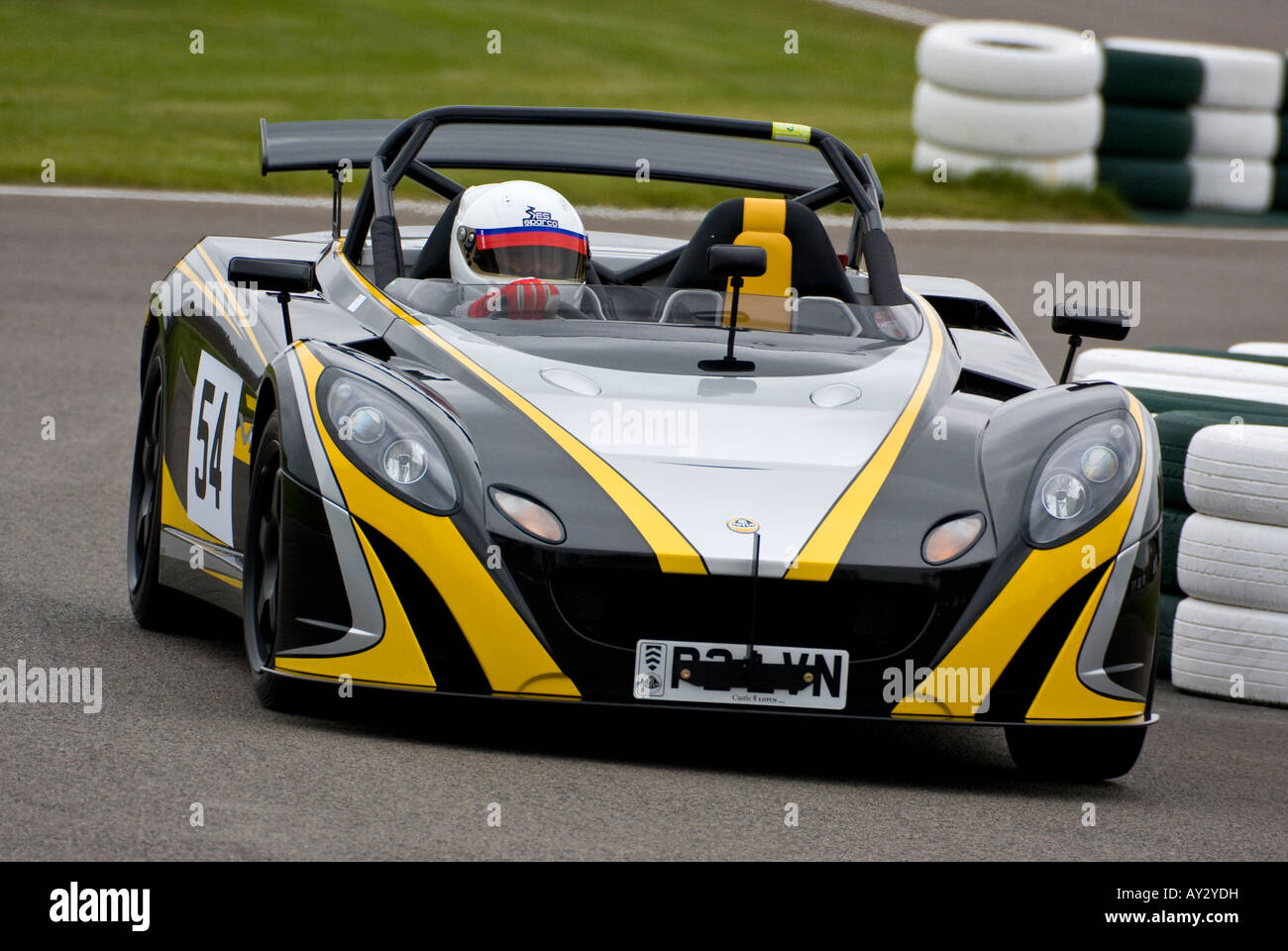 2007 Lotus 2 Eleven au GRRC Sprint du Printemps à Goodwood, Sussex, UK. Banque D'Images