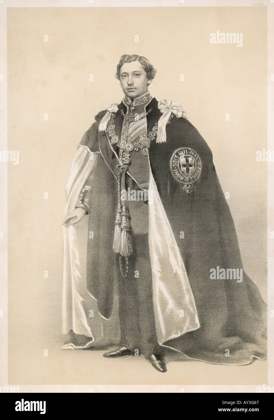 Edward VII pleine longueur p.c. Banque D'Images