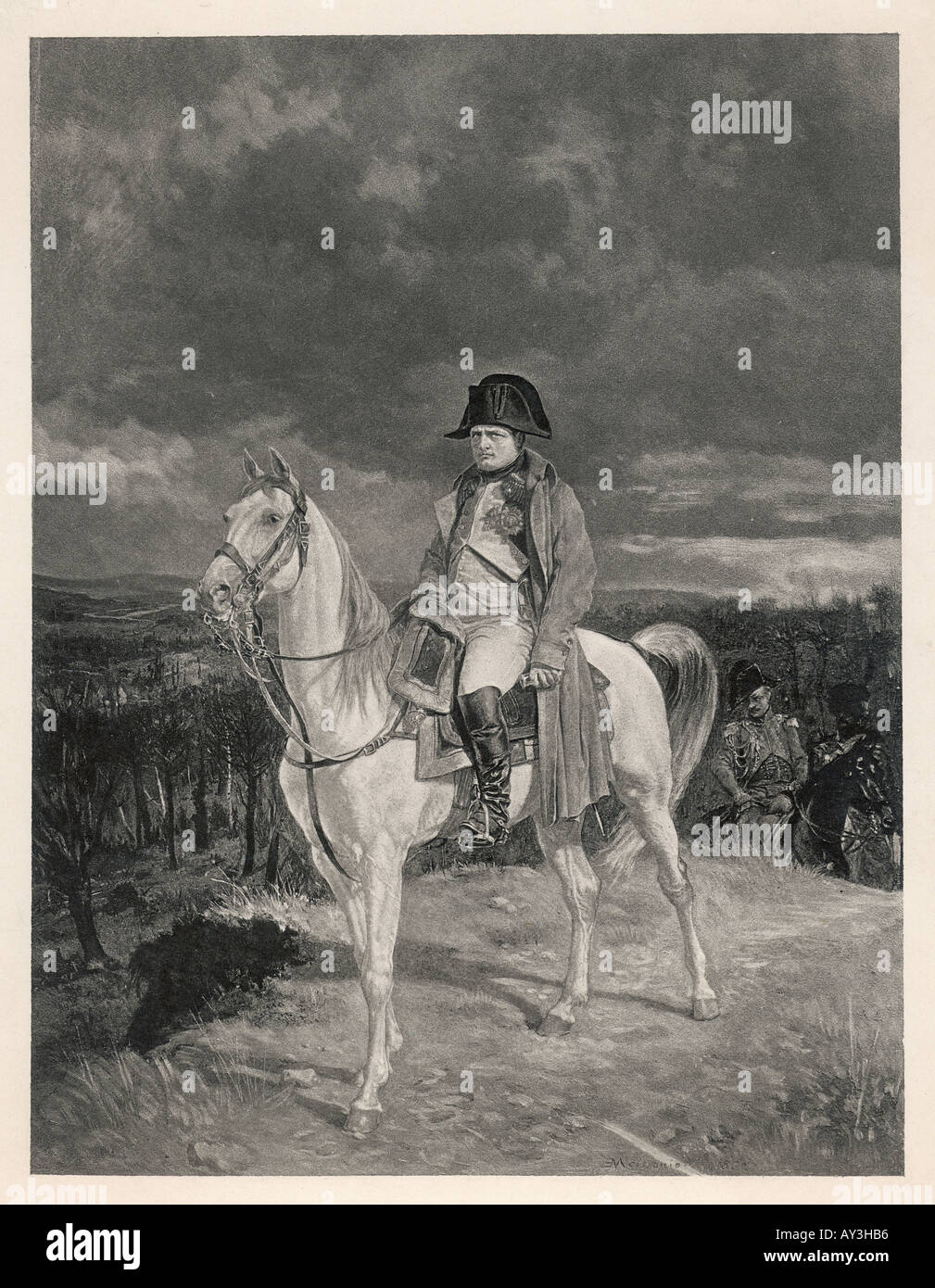 Napoléon en 1814 Banque D'Images