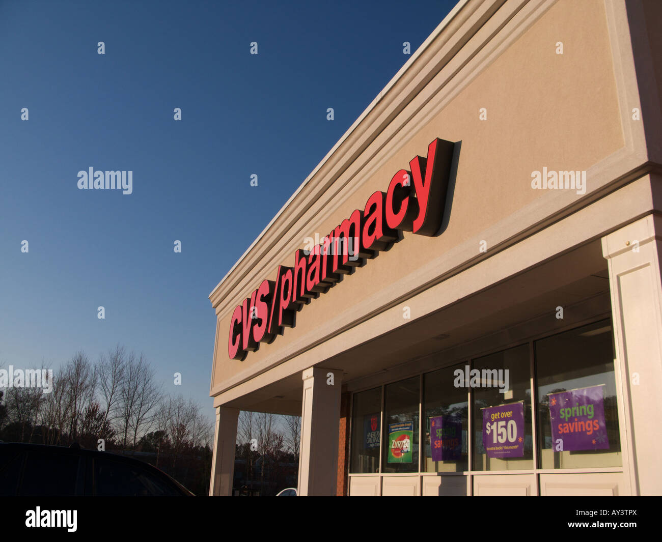 Close up of CVS Pharmacy sign Banque D'Images