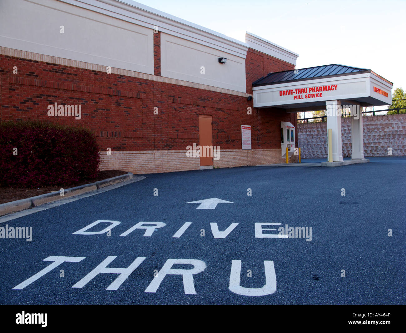 CVS Pharmacy drive thru en Géorgie, USA Banque D'Images