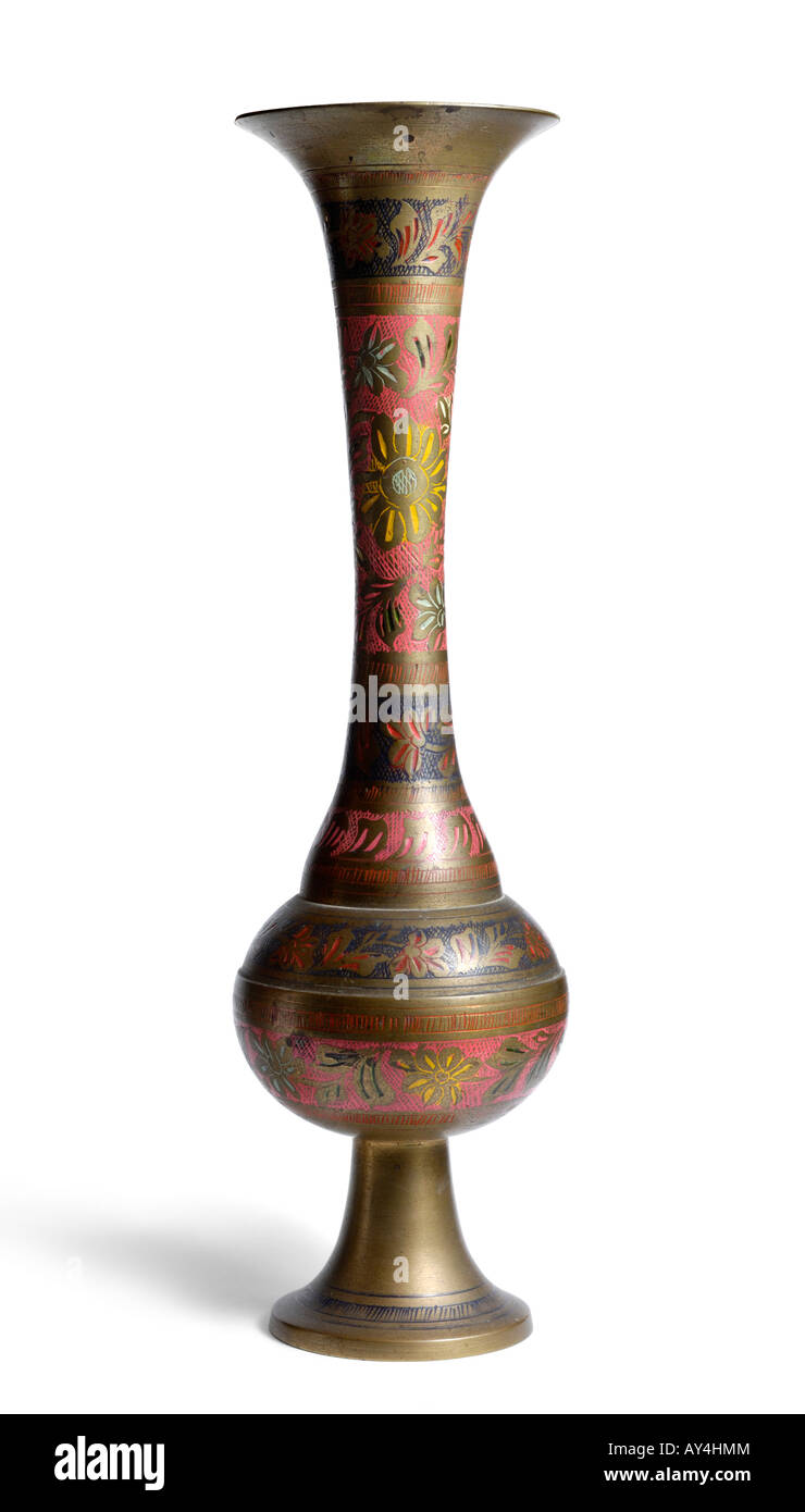 Grand vase décoratif vintage Banque D'Images