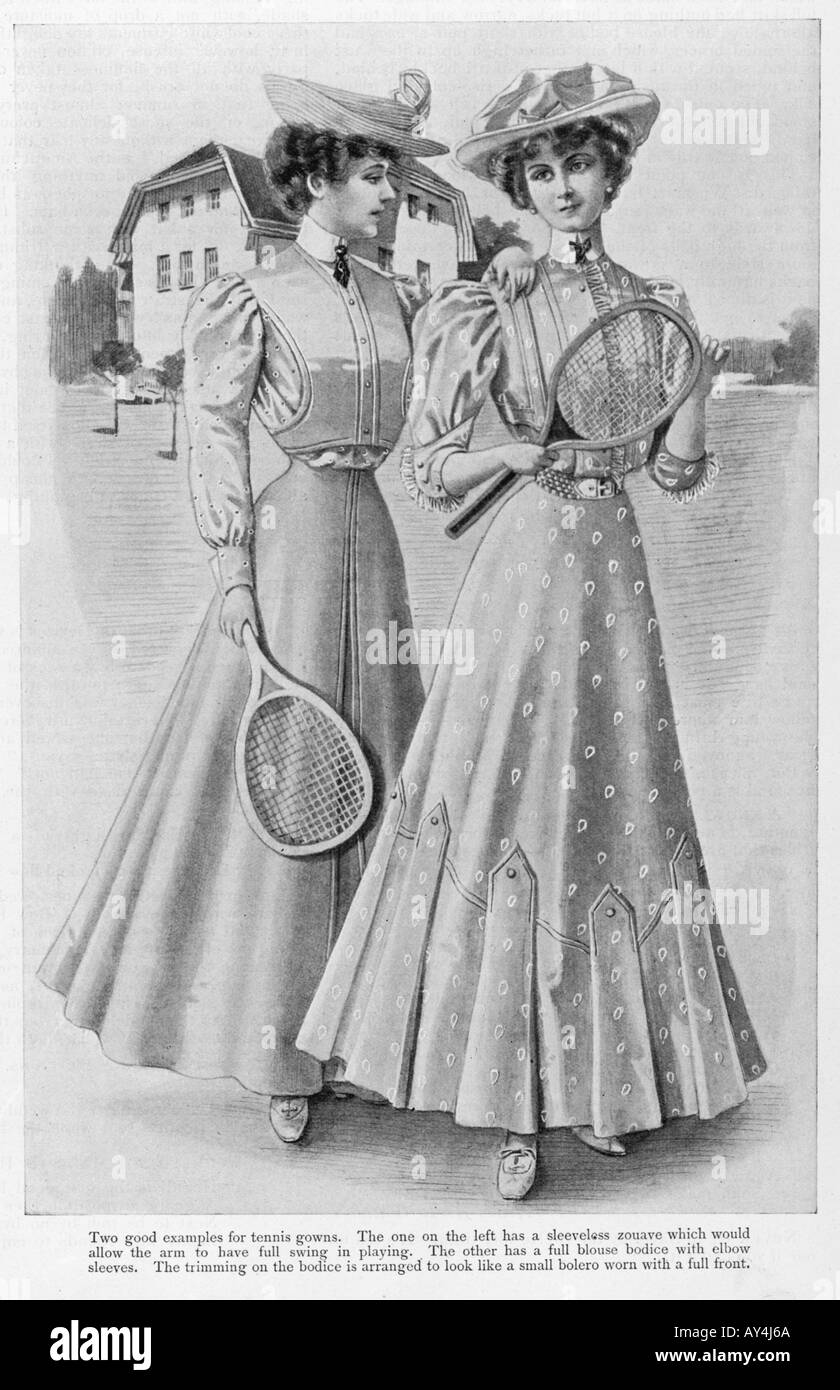 Deux joueurs de tennis Banque D'Images