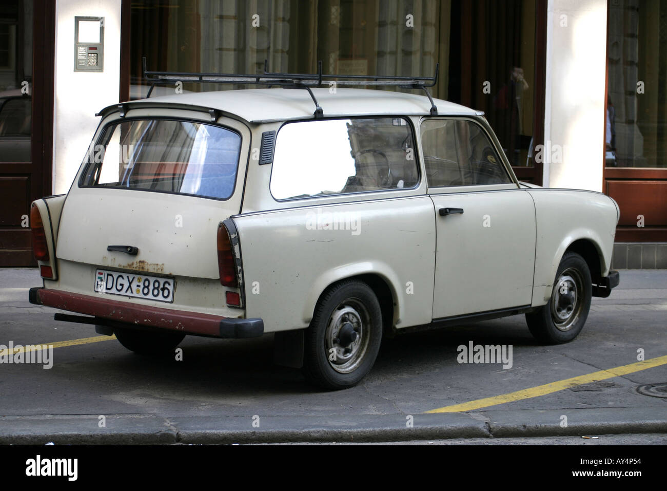 Les peuples d'Europe de l'est voiture Trabant à partir de 1950 Banque D'Images