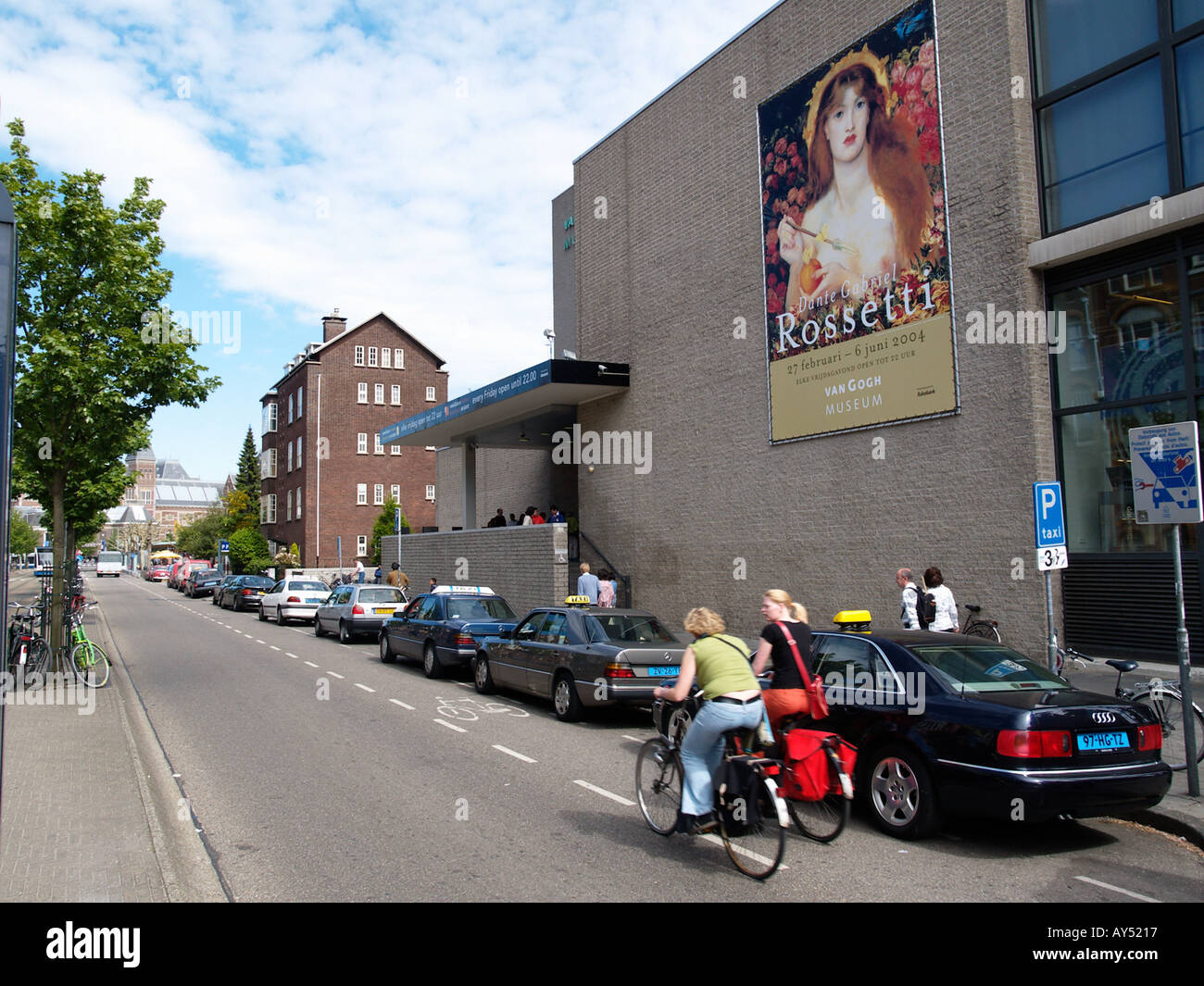 Le musée Van Gogh à Amsterdam aux Pays-Bas Banque D'Images