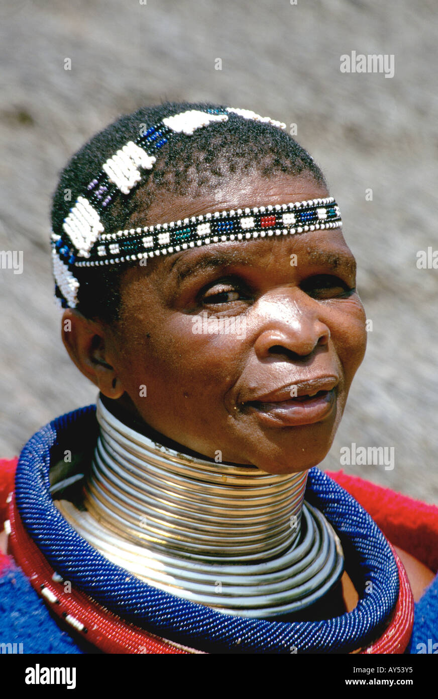 Botshabelo Afrique du Sud Village Ndebele Banque D'Images