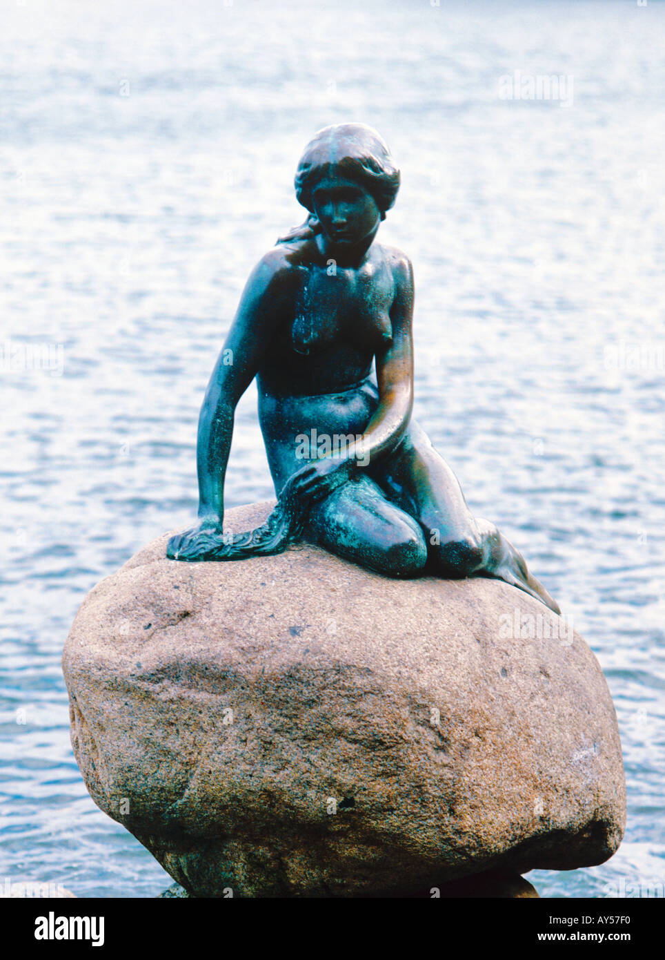 La Statue de la Petite Sirène Danemark Copenhague Banque D'Images