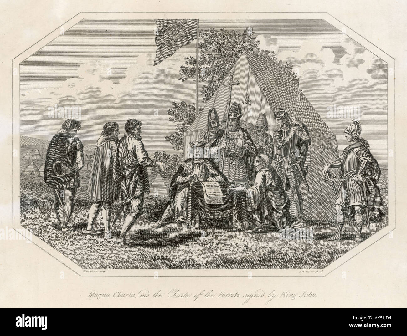 Magna Carta Warren Banque D'Images