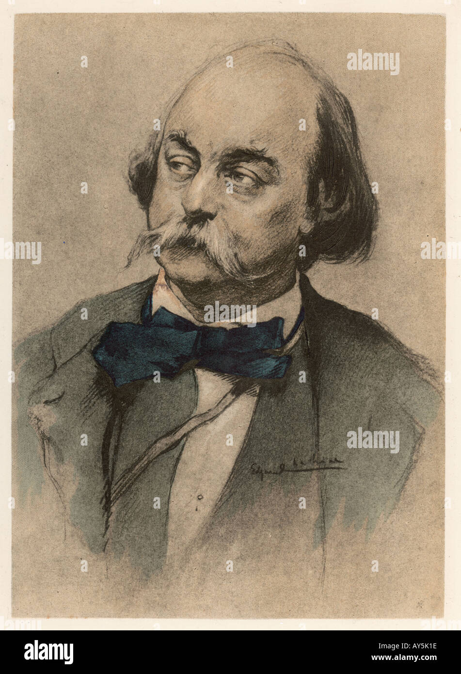 Gustave Flaubert Banque D'Images