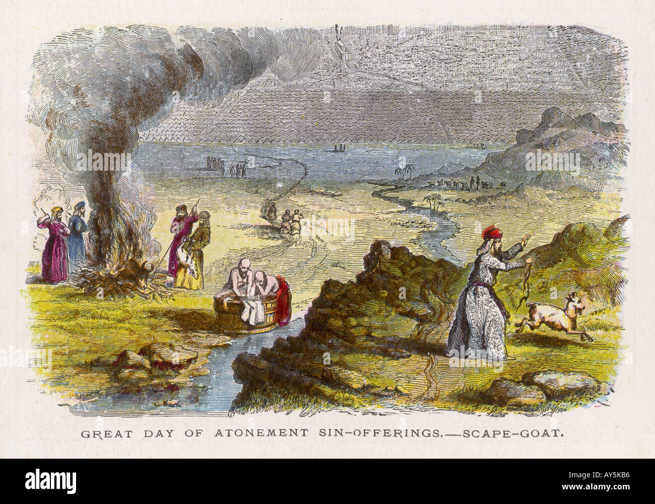 Grand Jour des Expiations Banque D'Images