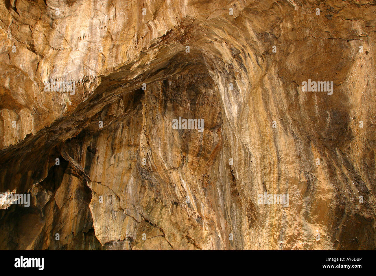 Le Derbyshire espère Valley Treak Cliff Cavern Banque D'Images