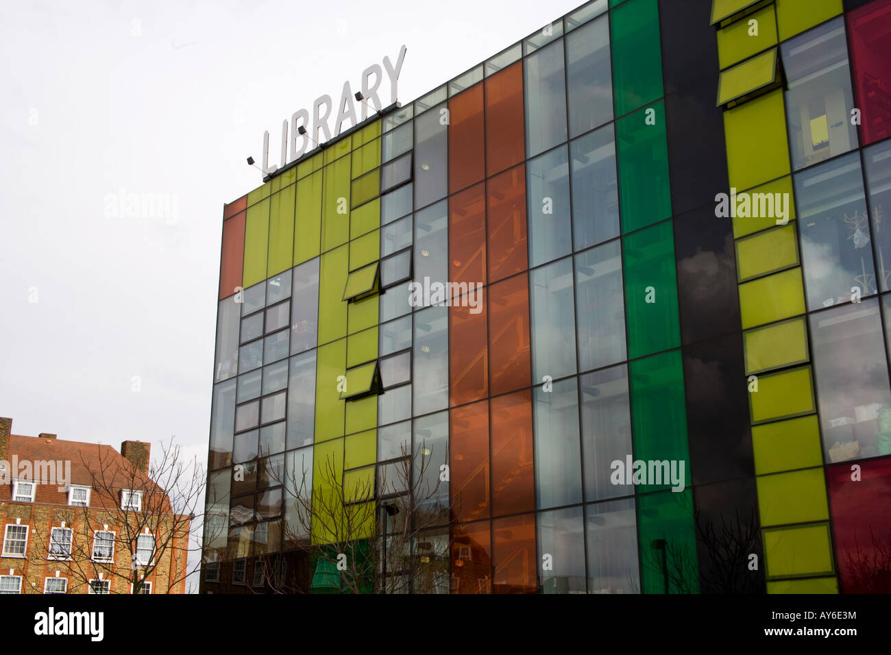 La bibliothèque de Peckham Peckham Londres Angleterre Mars 2008 Banque D'Images