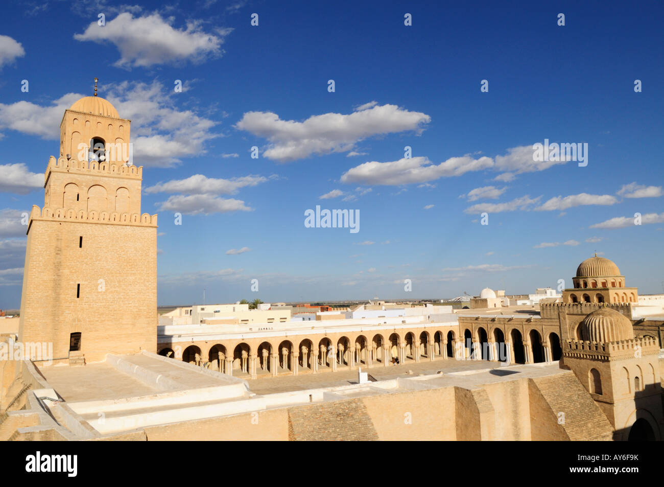 Grande Mosquée, Kairouan, Tunisie Banque D'Images