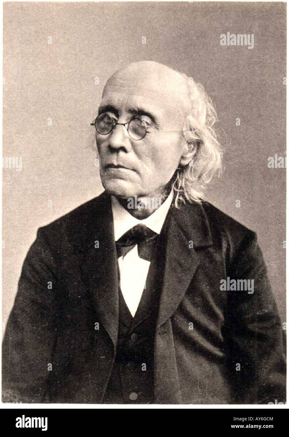 Gustav Theodor Fechner, psychologue (1801 - 1887) Banque D'Images