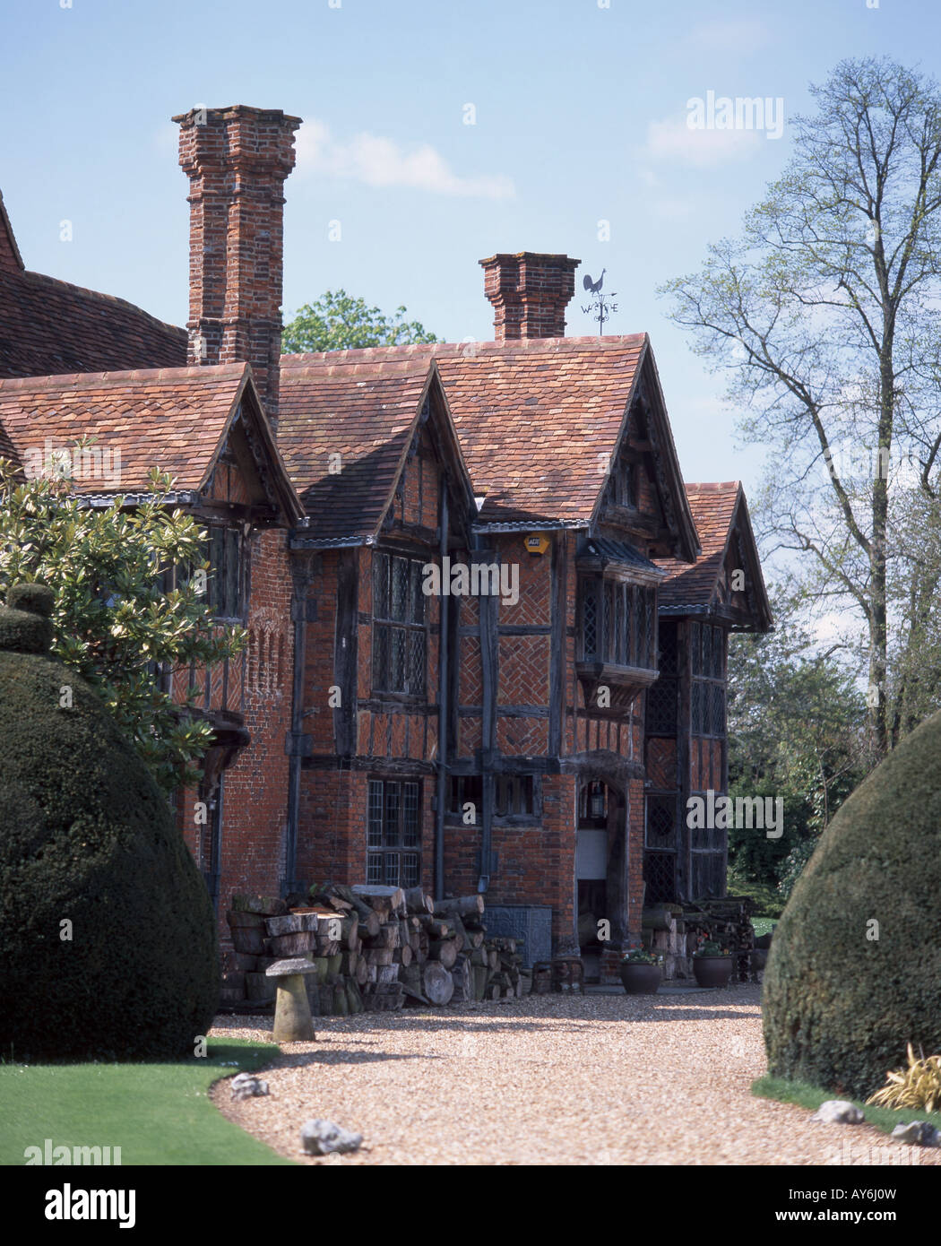 Dorney court Tudor manoir et jardins, Dorney, Buckinghamshire, Angleterre, Royaume-Uni Banque D'Images