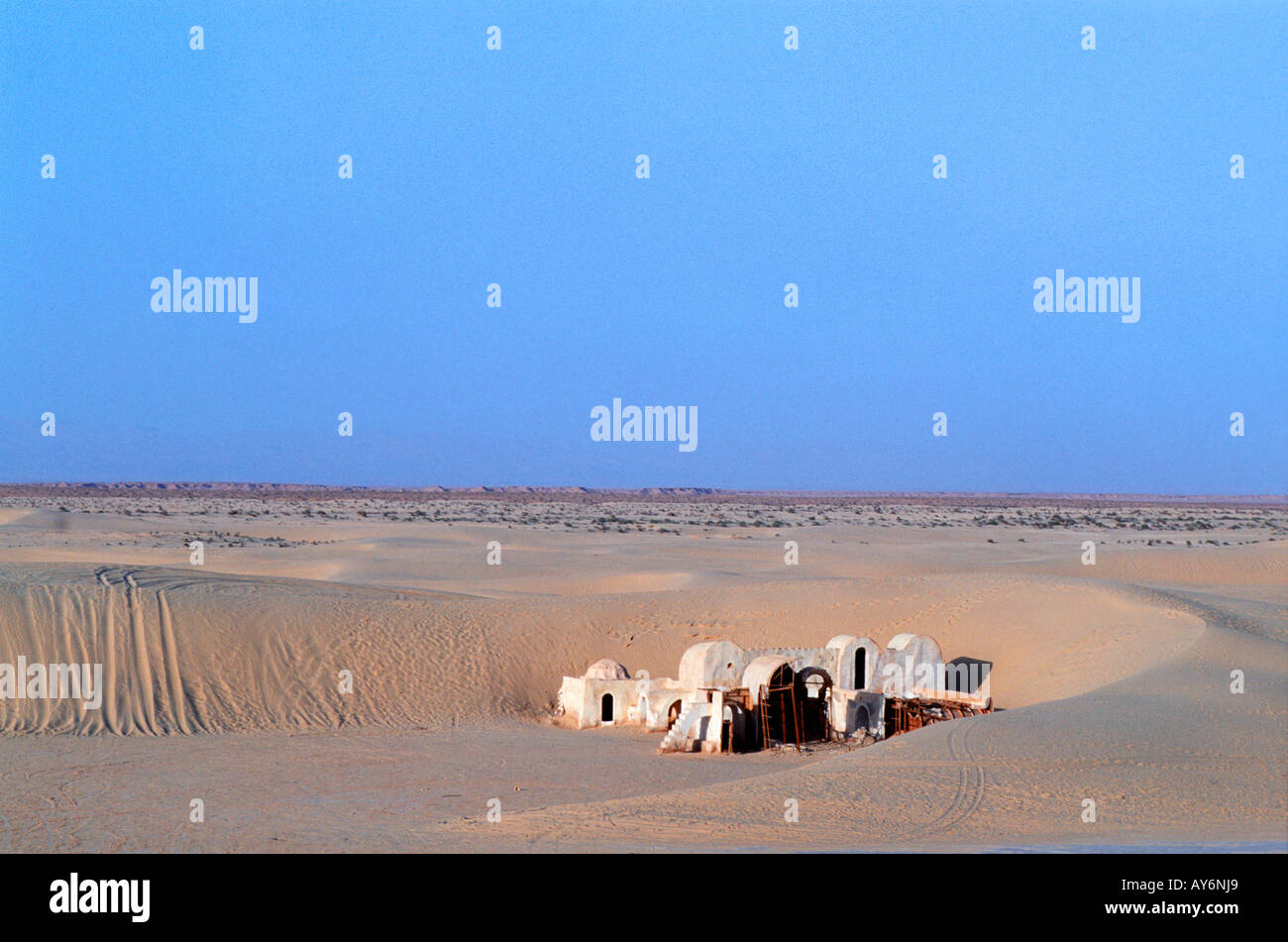 Tunisie Le Sud Provence Nefta Environs Onk Jemel paysage Film Site Starwars Banque D'Images